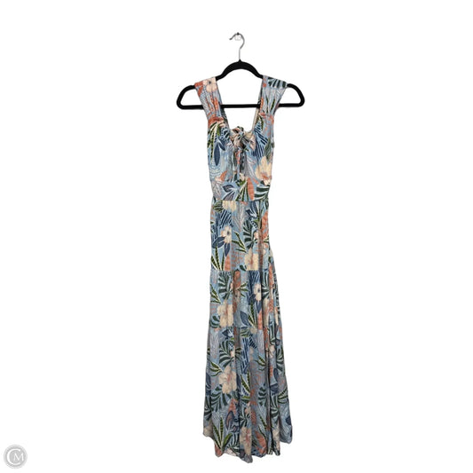 Dress Casual Maxi By Angie In Blue & Orange, Size: S