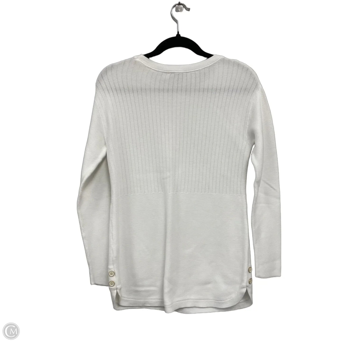 Sweater By Talbots In White, Size: Xs