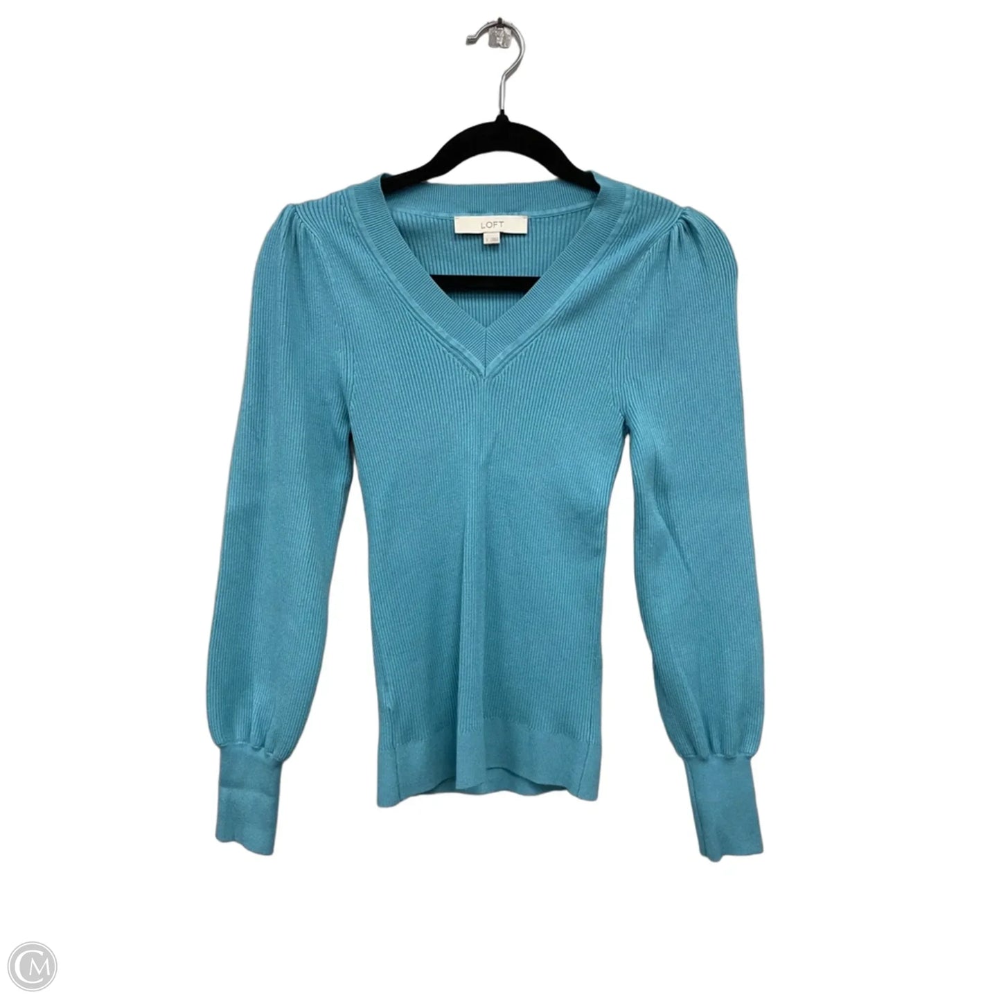 Sweater By Loft In Blue, Size: S