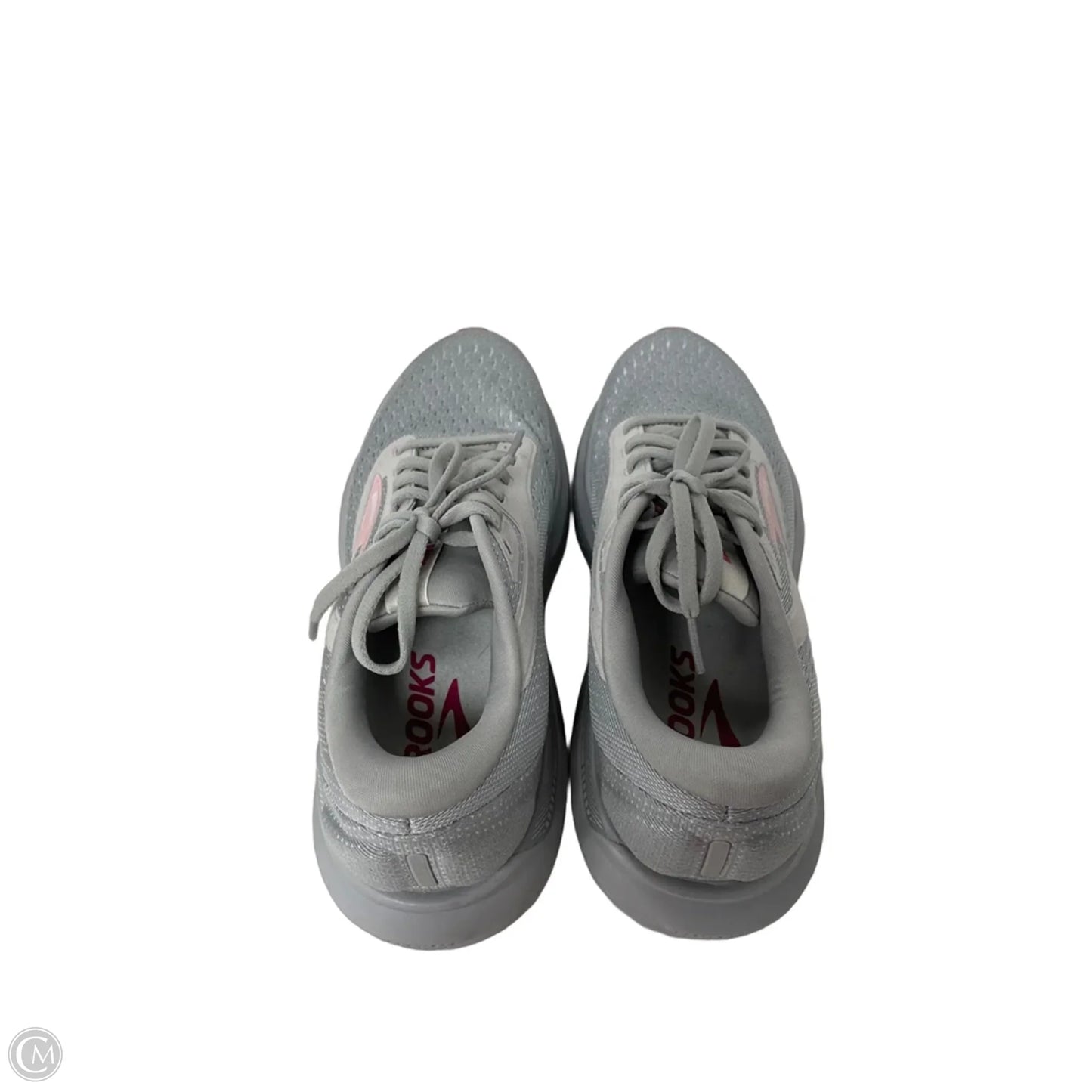 Shoes Athletic By Brooks In Grey & Pink, Size: 9