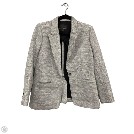 Blazer By Banana Republic In Grey & White, Size: 10p