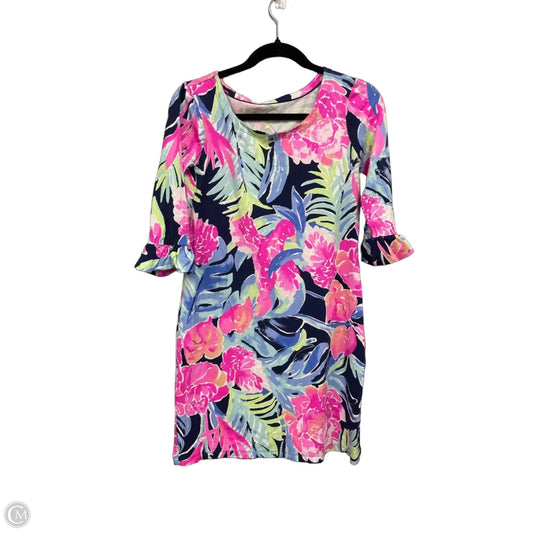 Dress Designer By Lilly Pulitzer In Blue & Pink, Size: Xs