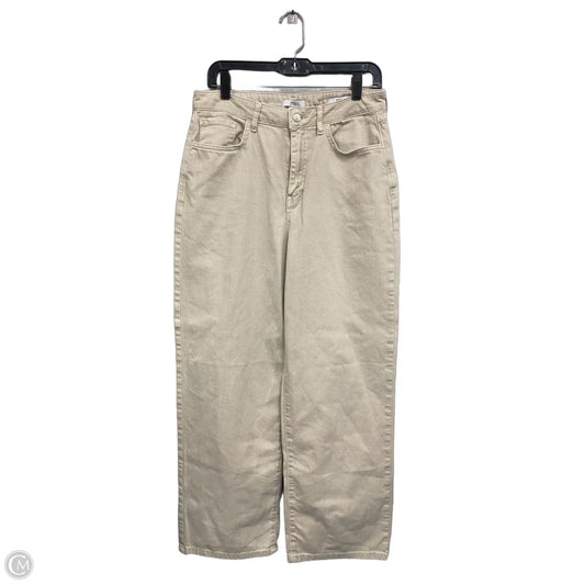 Jeans Wide Leg By Forever 21 In Tan, Size: 8