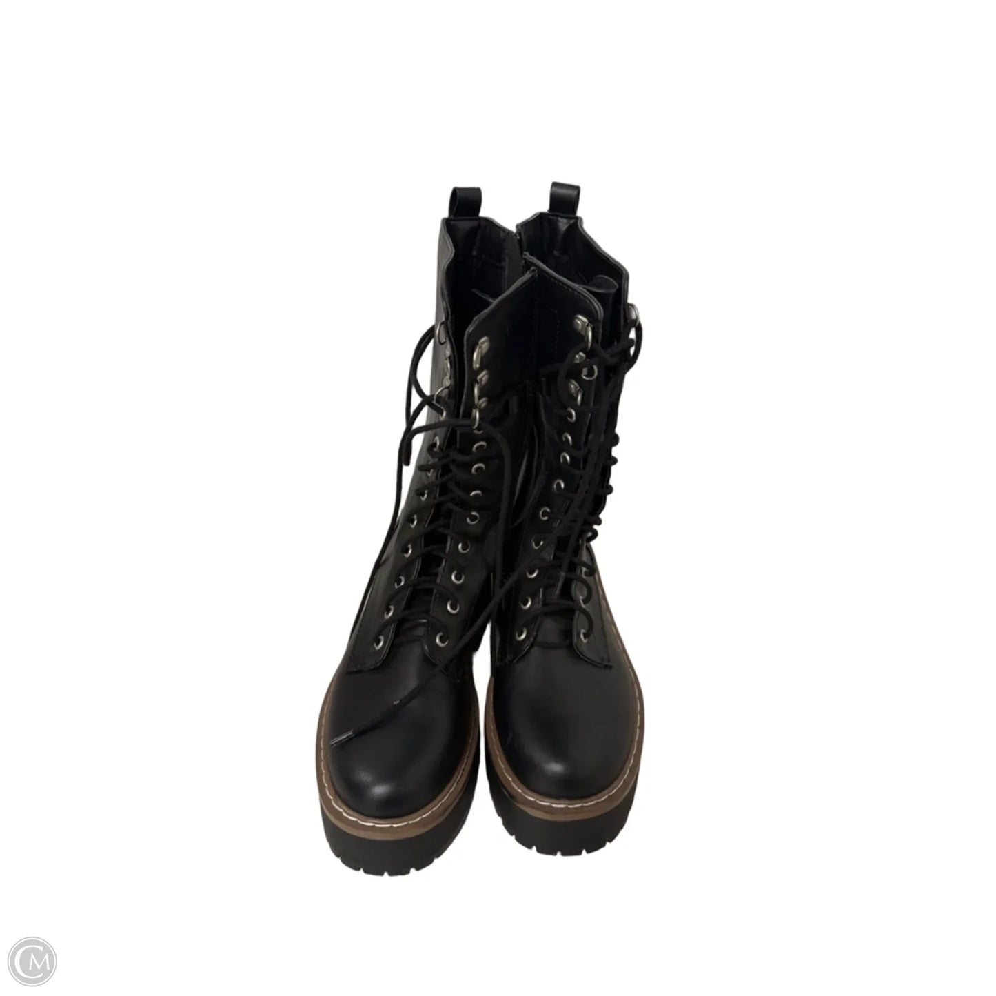 Boots Combat By Soda In Black, Size: 8.5