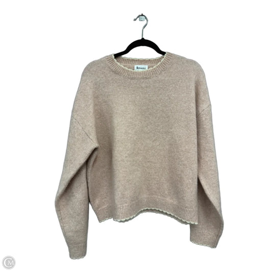 Sweater By &merci In Cream & Pink, Size: L