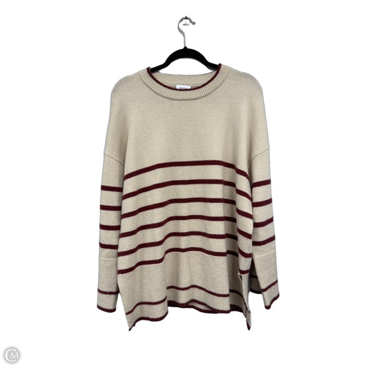 Sweater By Anniewear In Red & Tan, Size: Xl