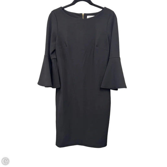 Dress Casual Midi By Calvin Klein In Black, Size: 6