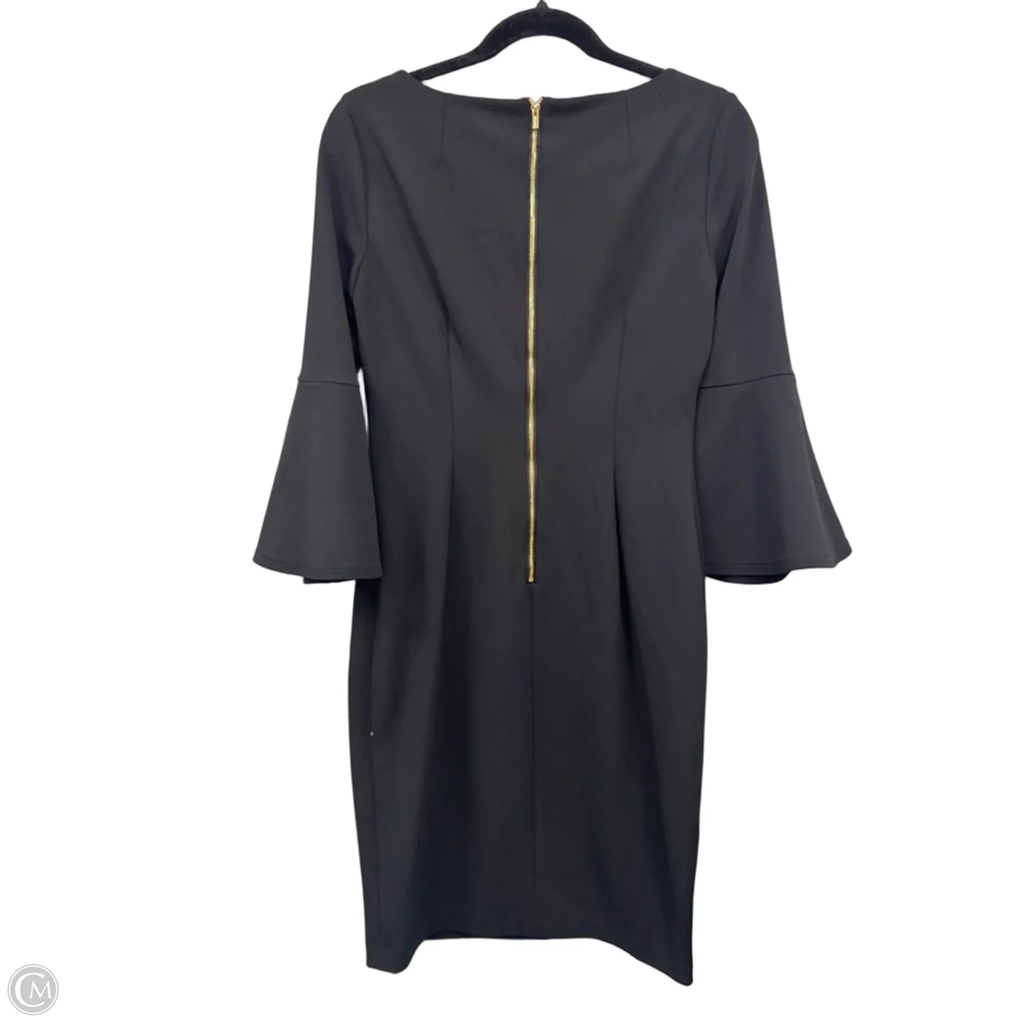 Dress Casual Midi By Calvin Klein In Black, Size: 6
