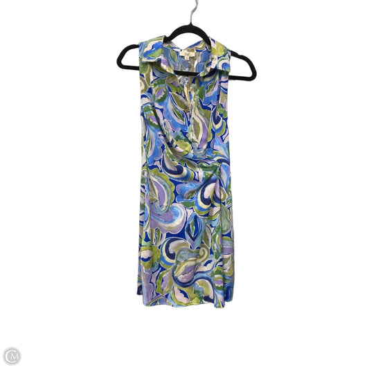 Dress Casual Short By Easel In Green & Purple, Size: S