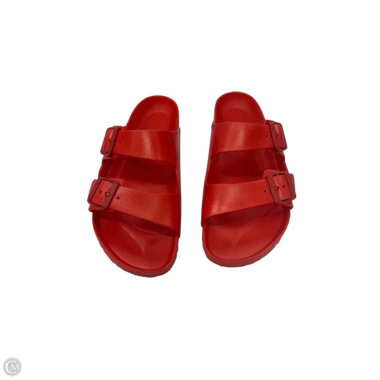Sandals Flats By Birkenstock In Red, Size: 11
