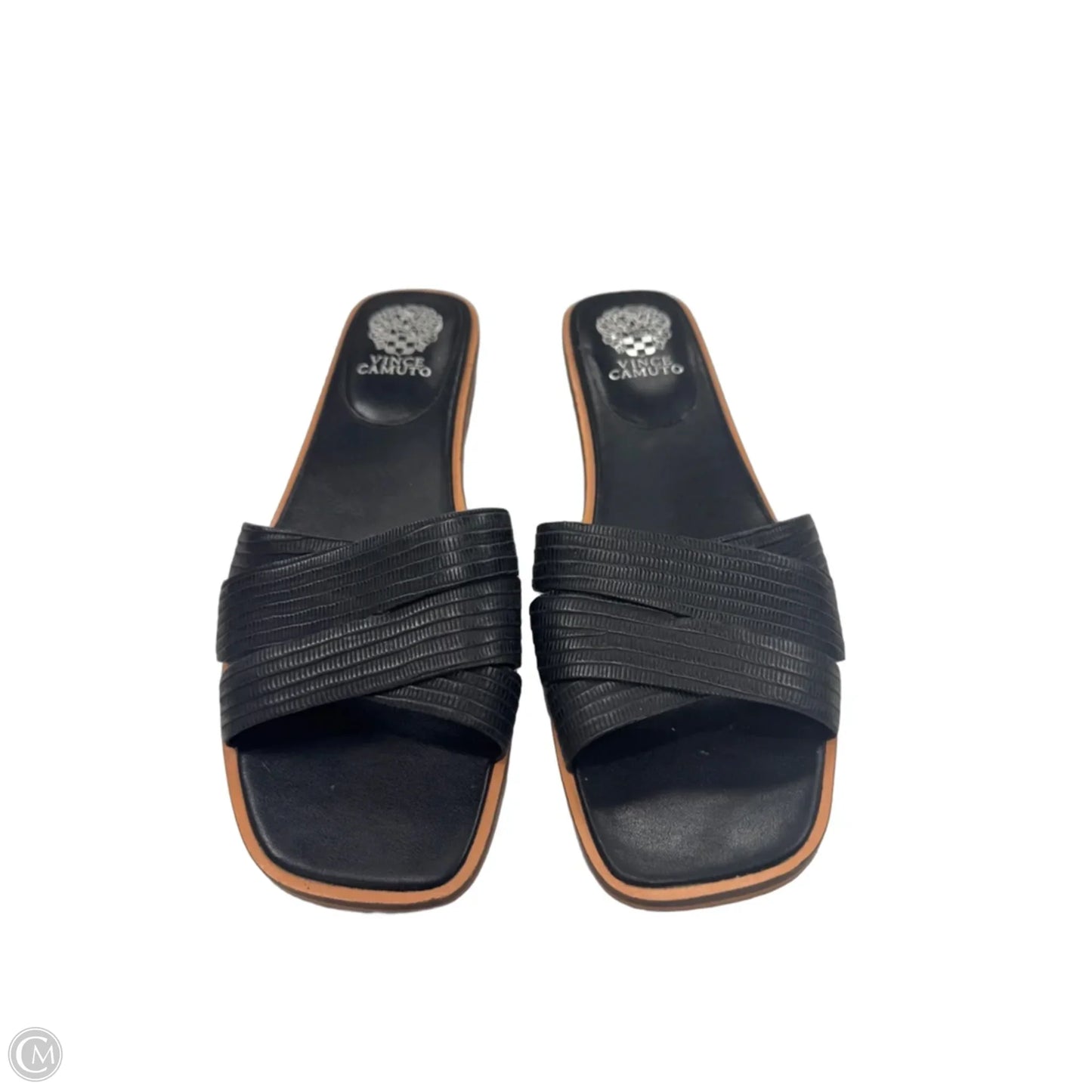 Sandals Flats By Vince Camuto In Black, Size: 8