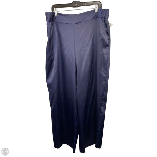 Pants Wide Leg By Lane Bryant In Navy, Size: 18