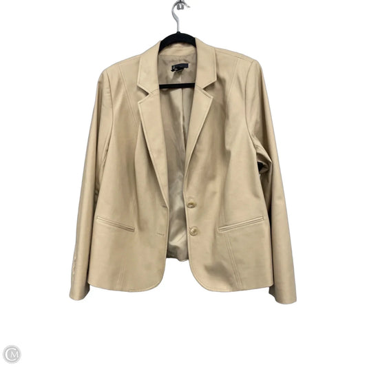 Blazer By Lane Bryant In Tan, Size: 20