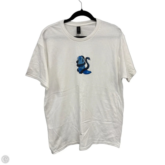Top Short Sleeve Basic By Gildan In White, Size: L