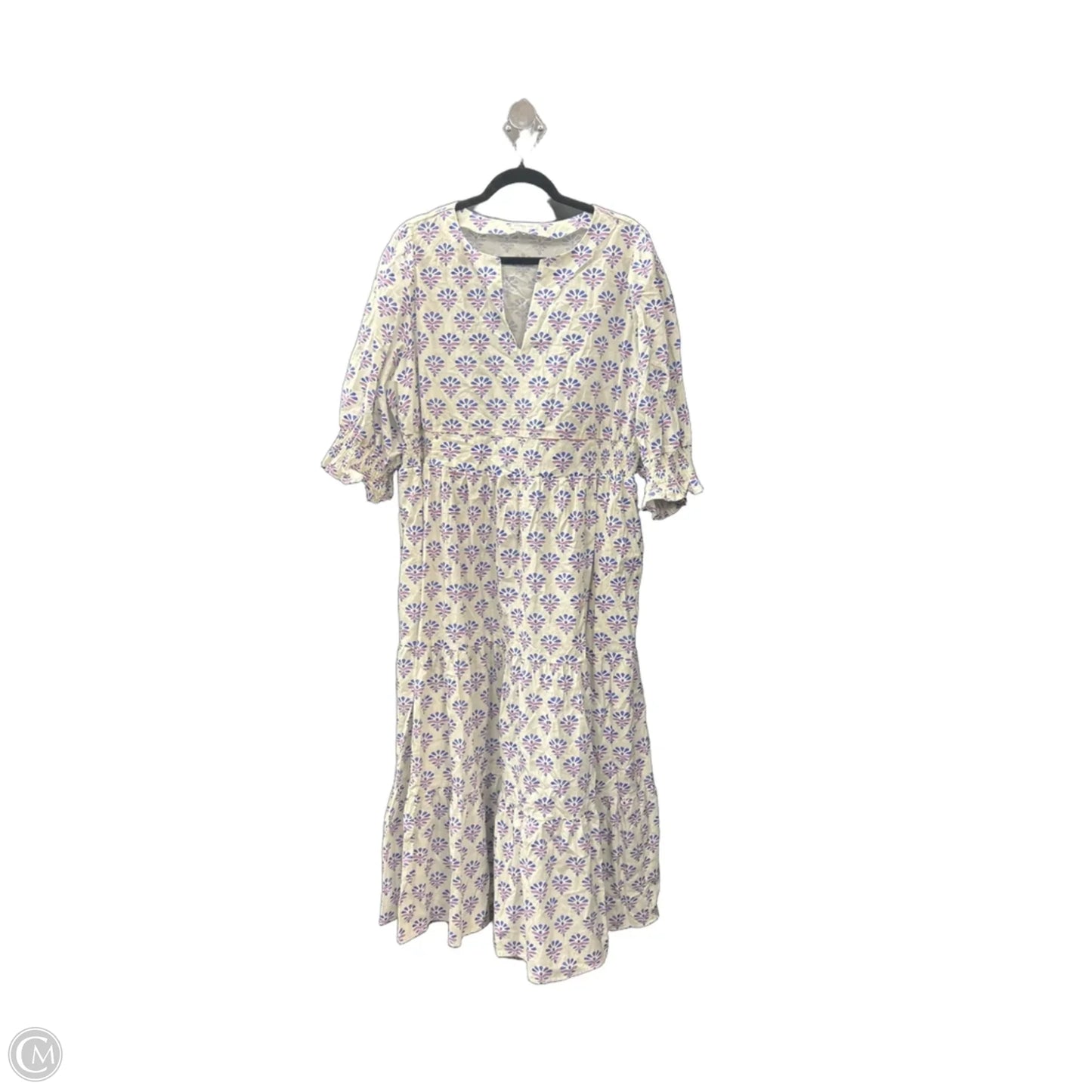 Dress Casual Maxi By Chicsoul In Blue & Purple, Size: 3x
