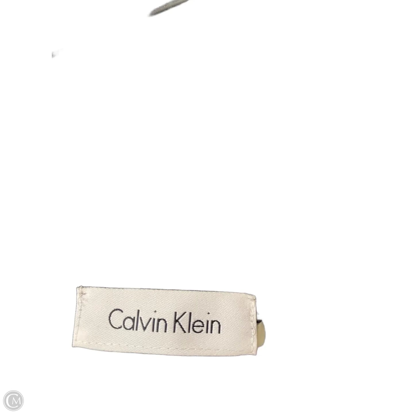 Pants Wide Leg By Calvin Klein In Black & White, Size: L