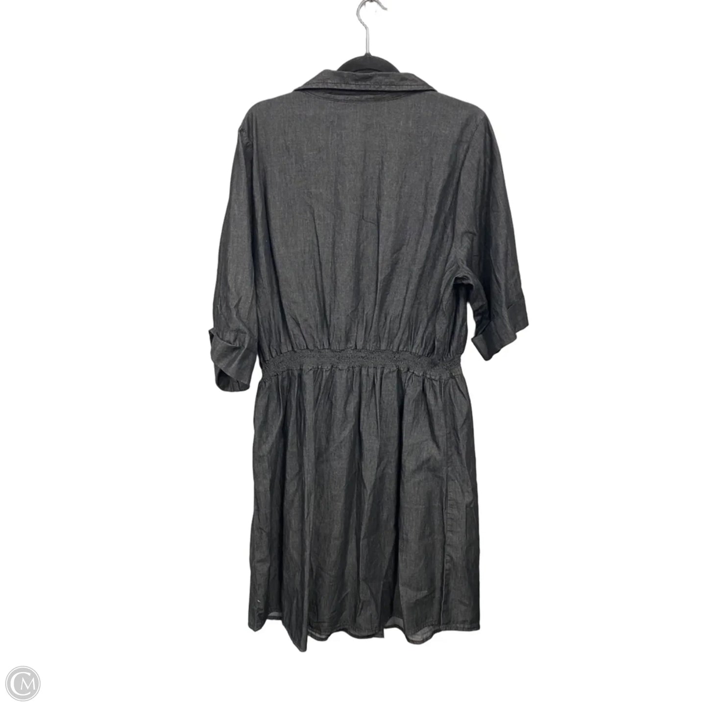 Dress Casual Midi By Clothes Mentor In Black, Size: 2x