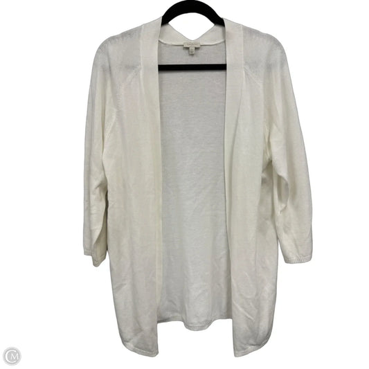 Cardigan By Talbots In Cream, Size: L