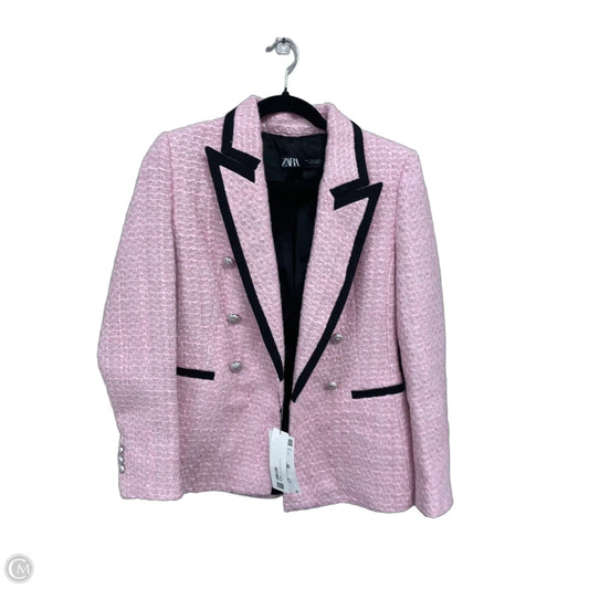 Blazer By Zara In Black & Pink, Size: S