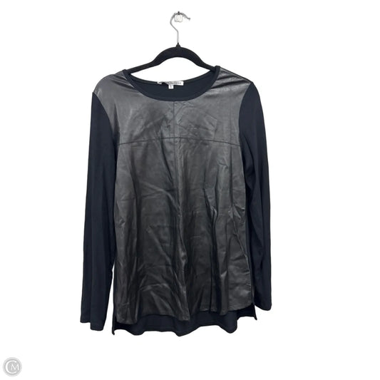 Top Long Sleeve By Clothes Mentor In Black, Size: L