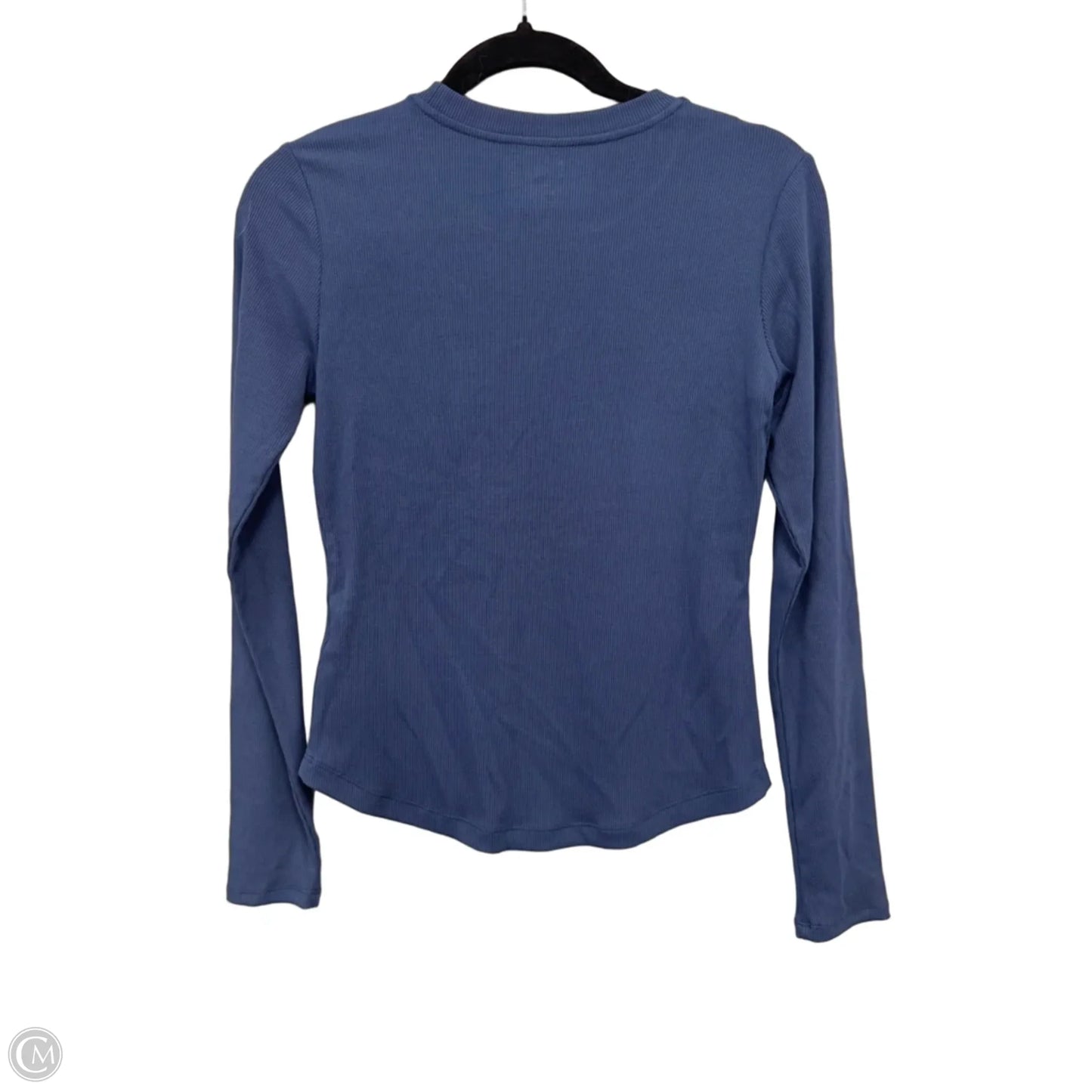 Top Long Sleeve By Magaschoni In Blue, Size: Xl