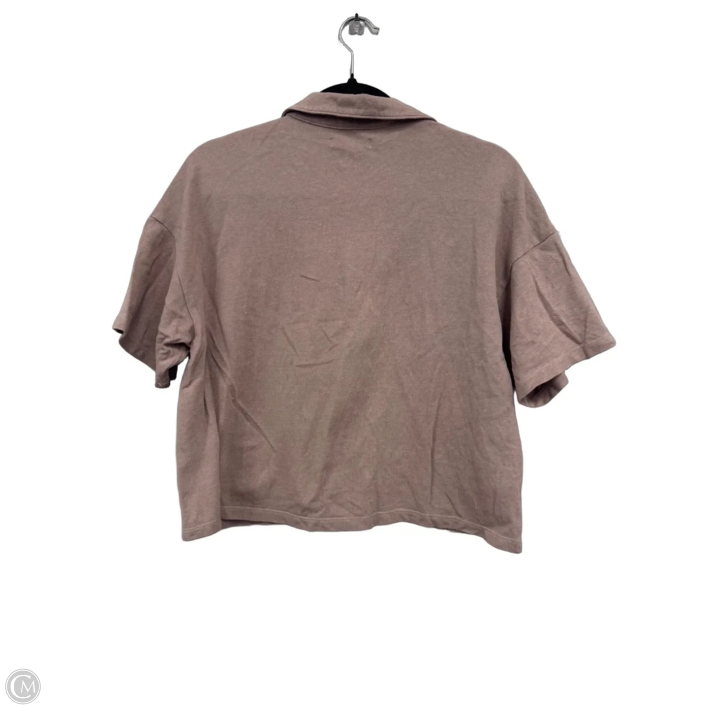 Top Short Sleeve By Madewell In Mauve, Size: M
