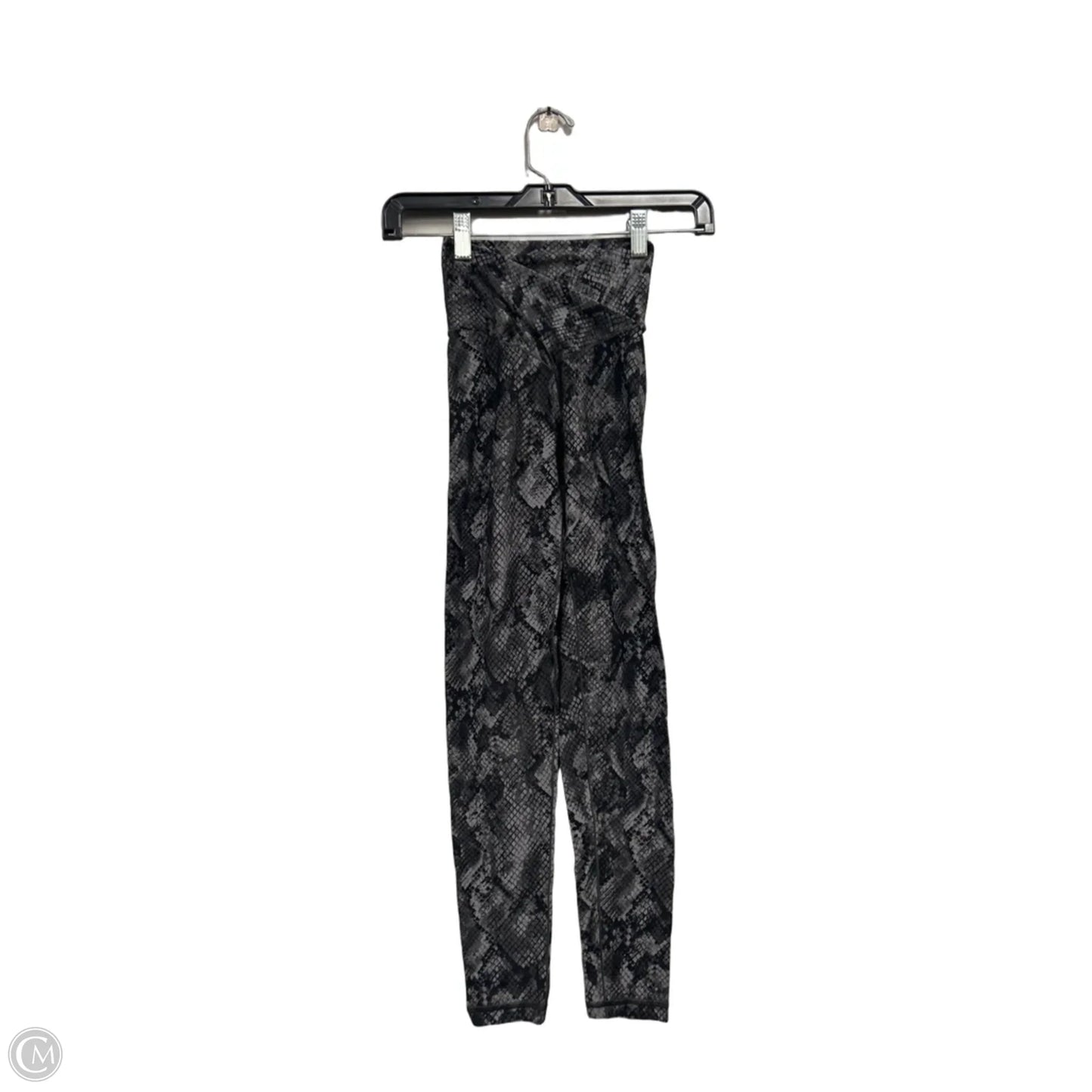 Athletic Leggings By Offline In Black & Grey, Size: Xs