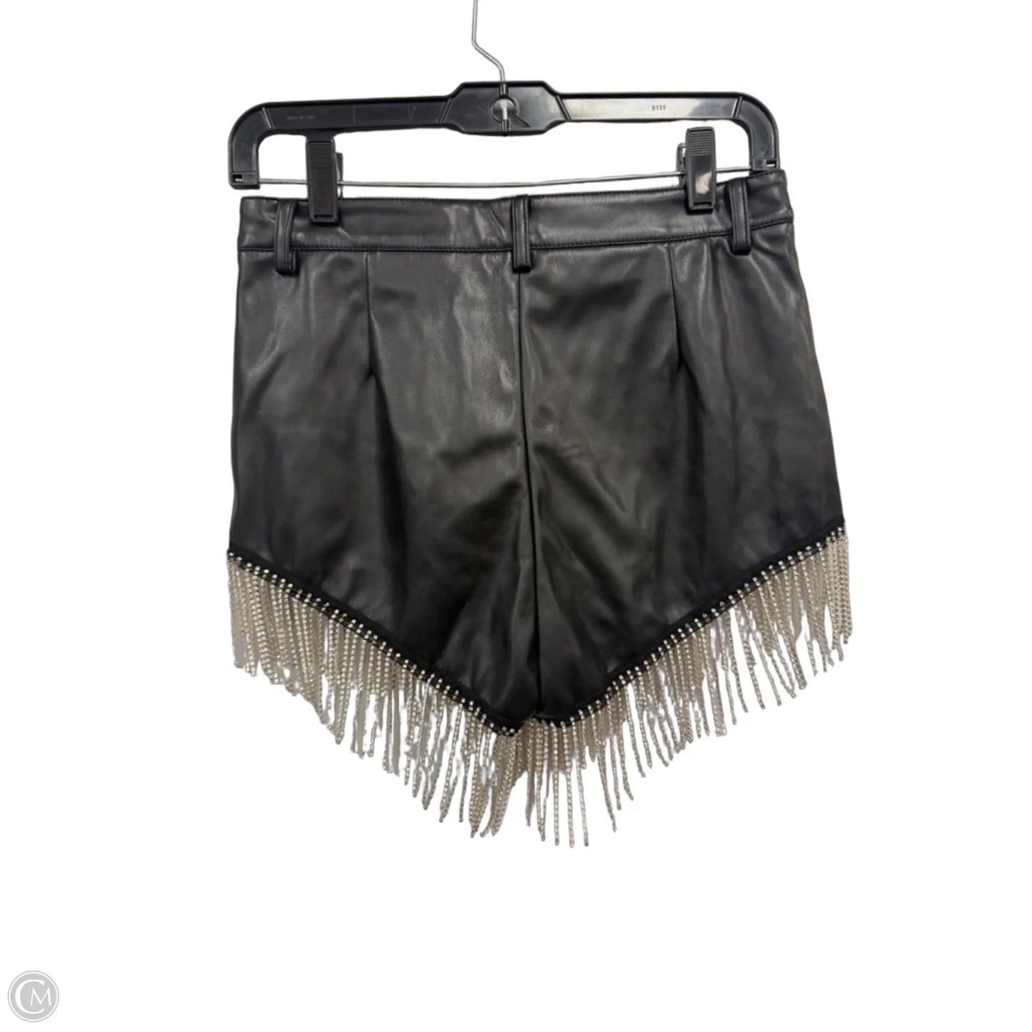 Shorts By 12th Tribe In Black & Silver, Size: S