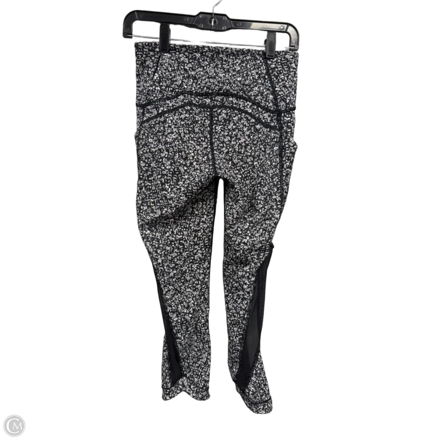 Athletic Leggings By Lululemon In Black & White, Size: 4