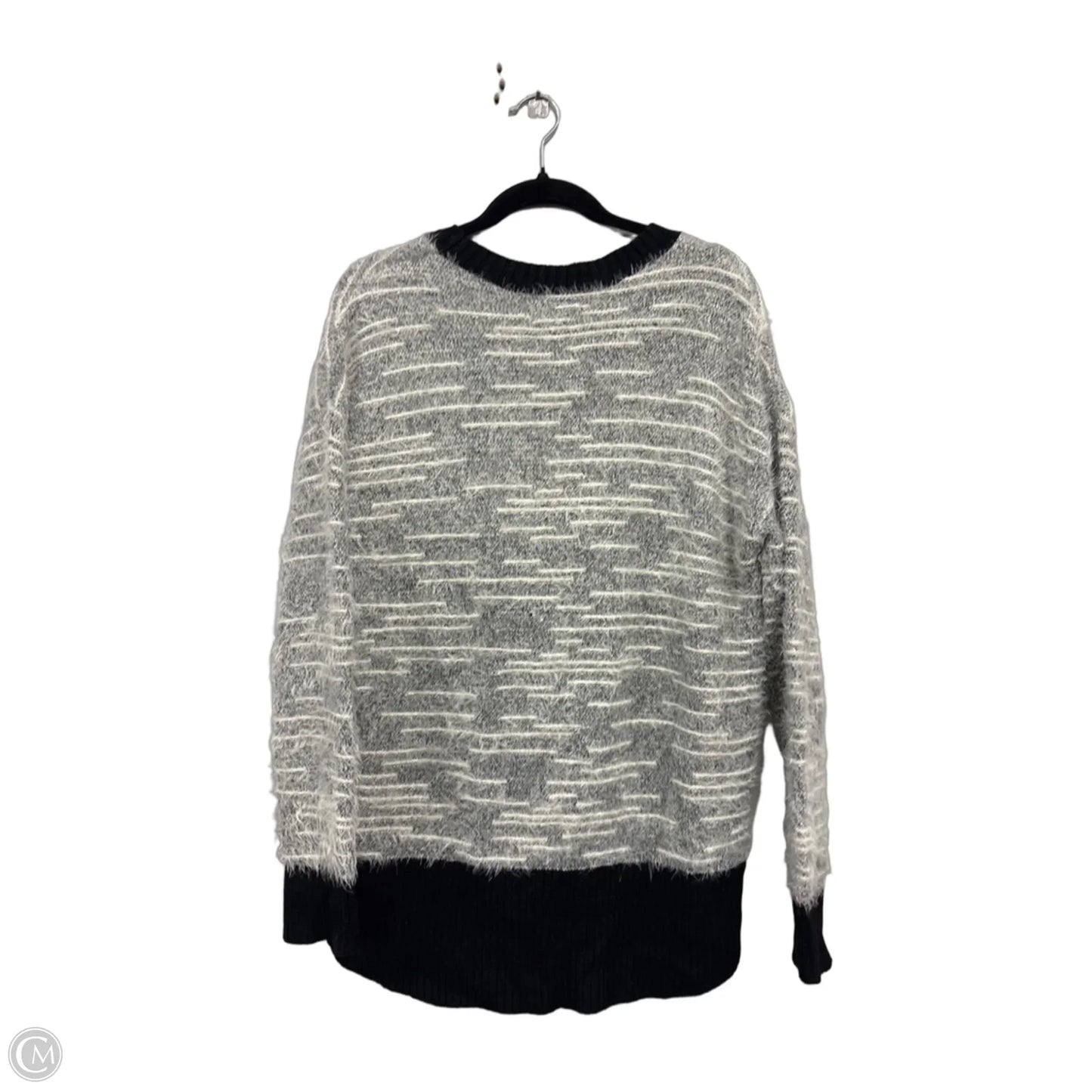 Sweater By Lou And Grey In Black & Grey, Size: M
