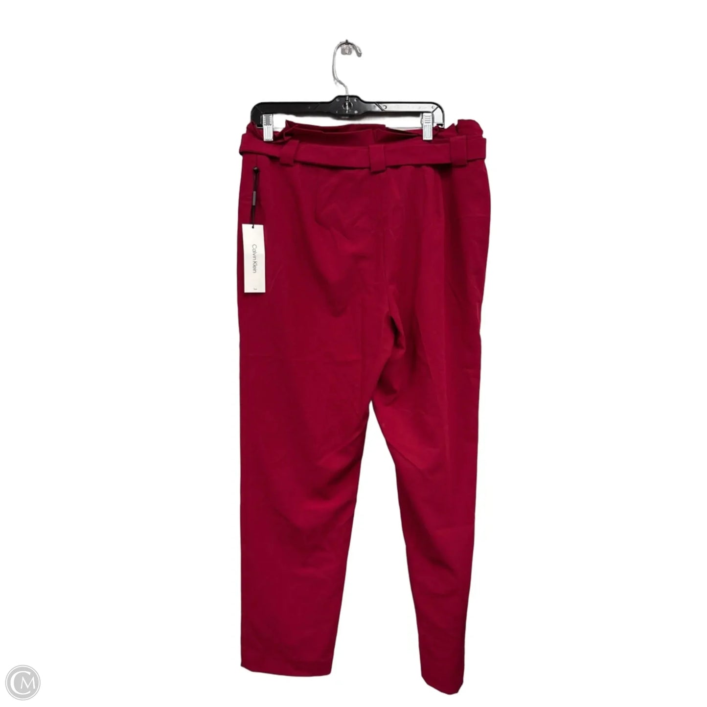 Pants Dress By Calvin Klein In Red, Size: 12