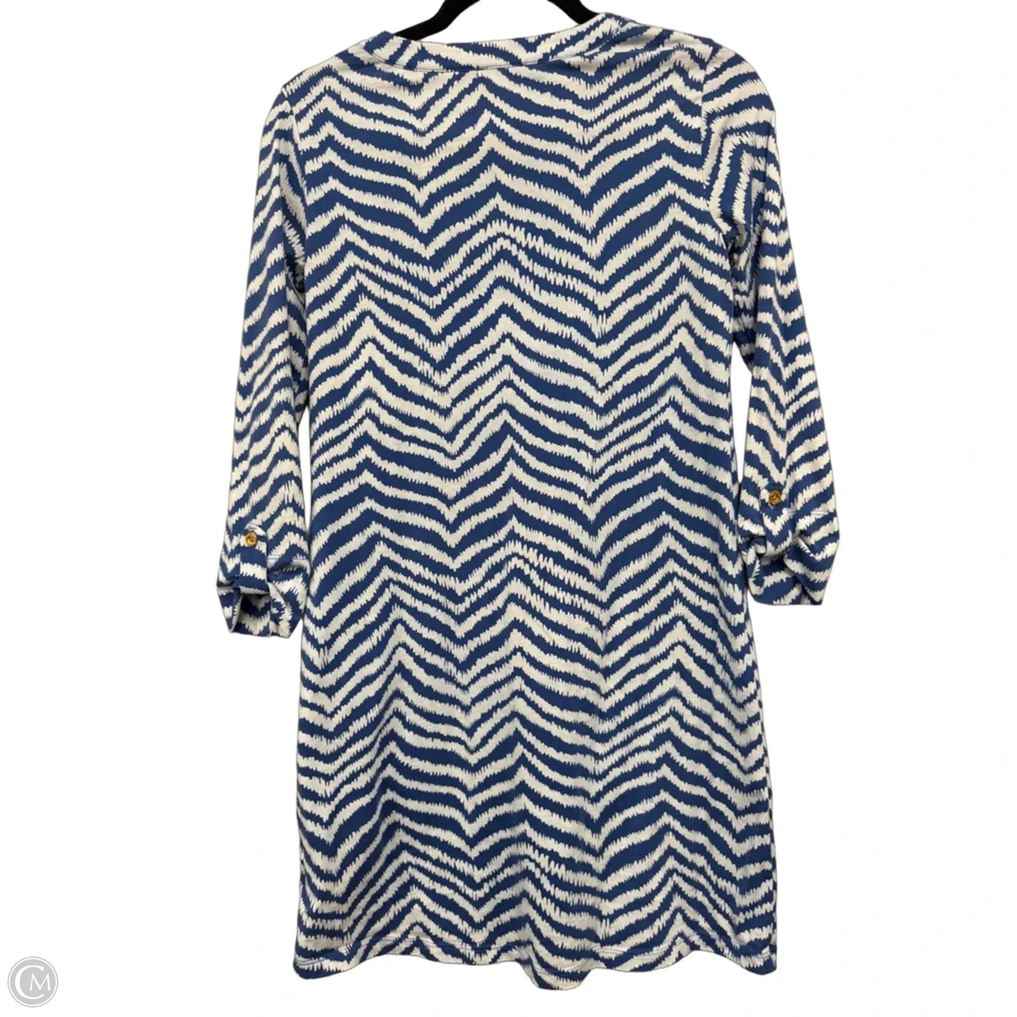 Dress Designer By Lilly Pulitzer In Blue & White, Size: Xs