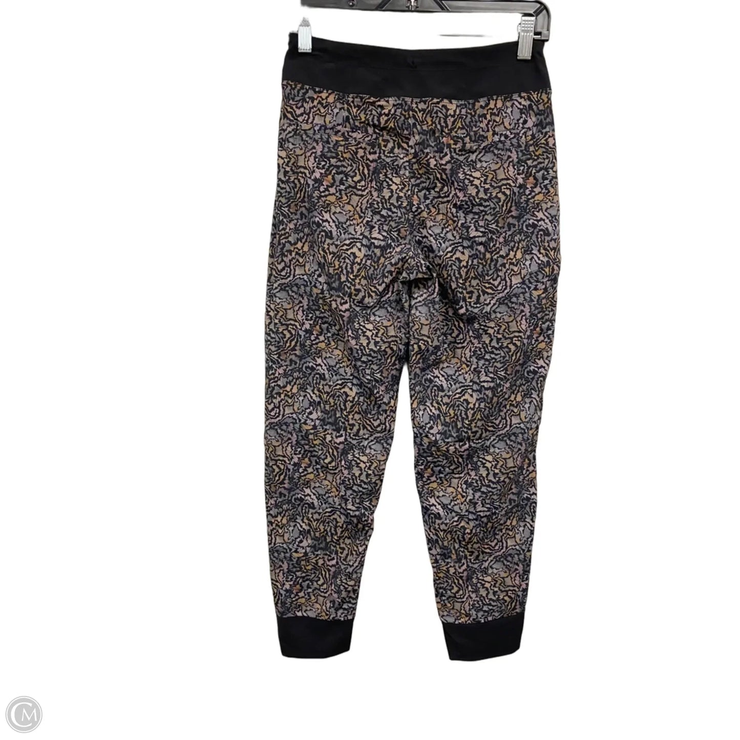 Athletic Leggings By Athleta In Black & Grey, Size: 0p