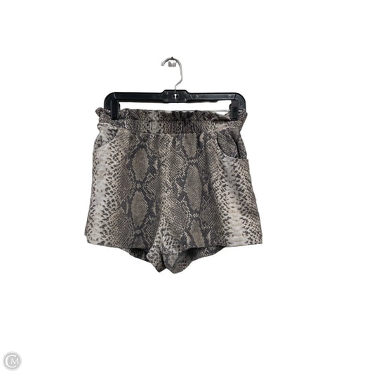 Shorts By Entro In Grey & Tan, Size: L