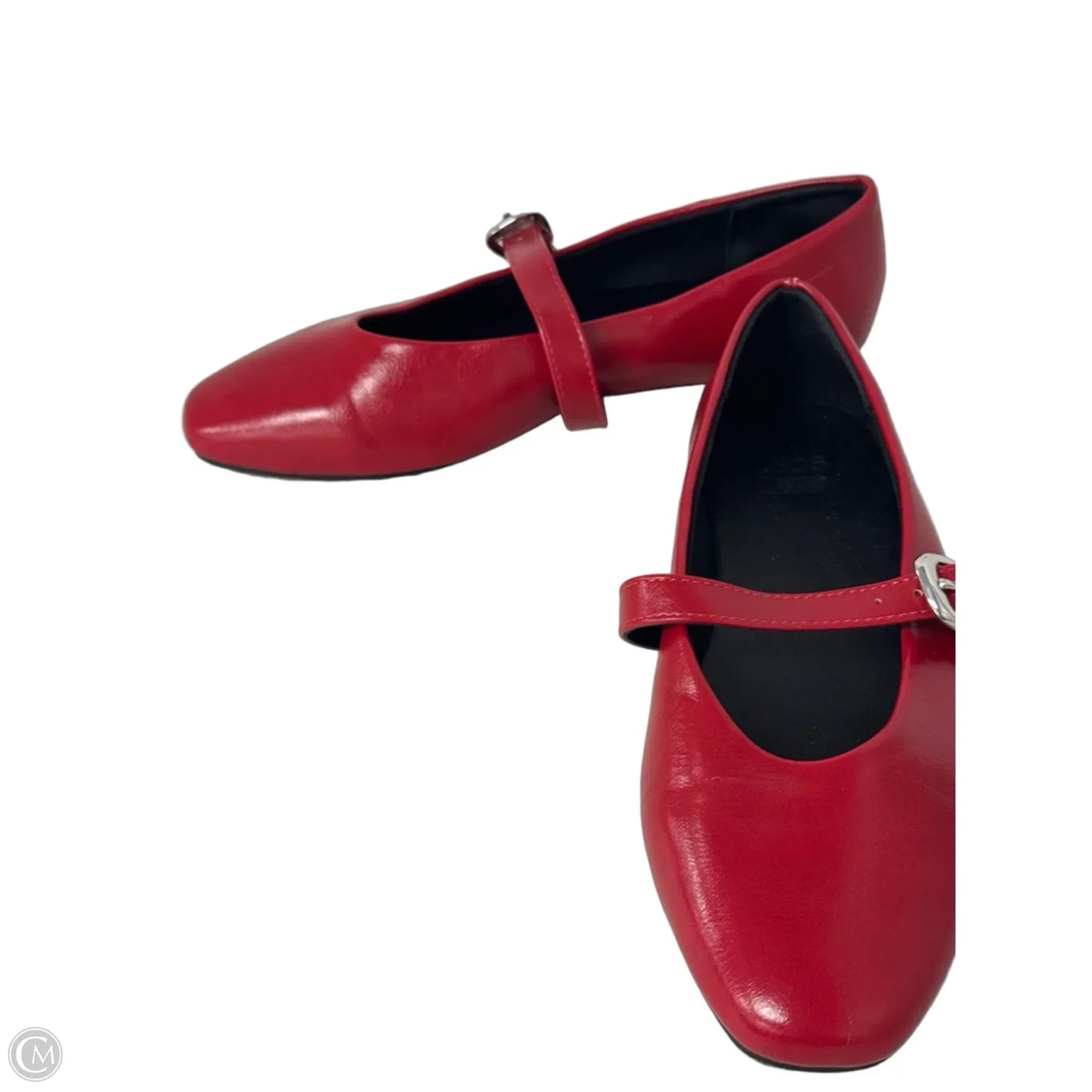 Shoes Flats By Asos In Red, Size: 5