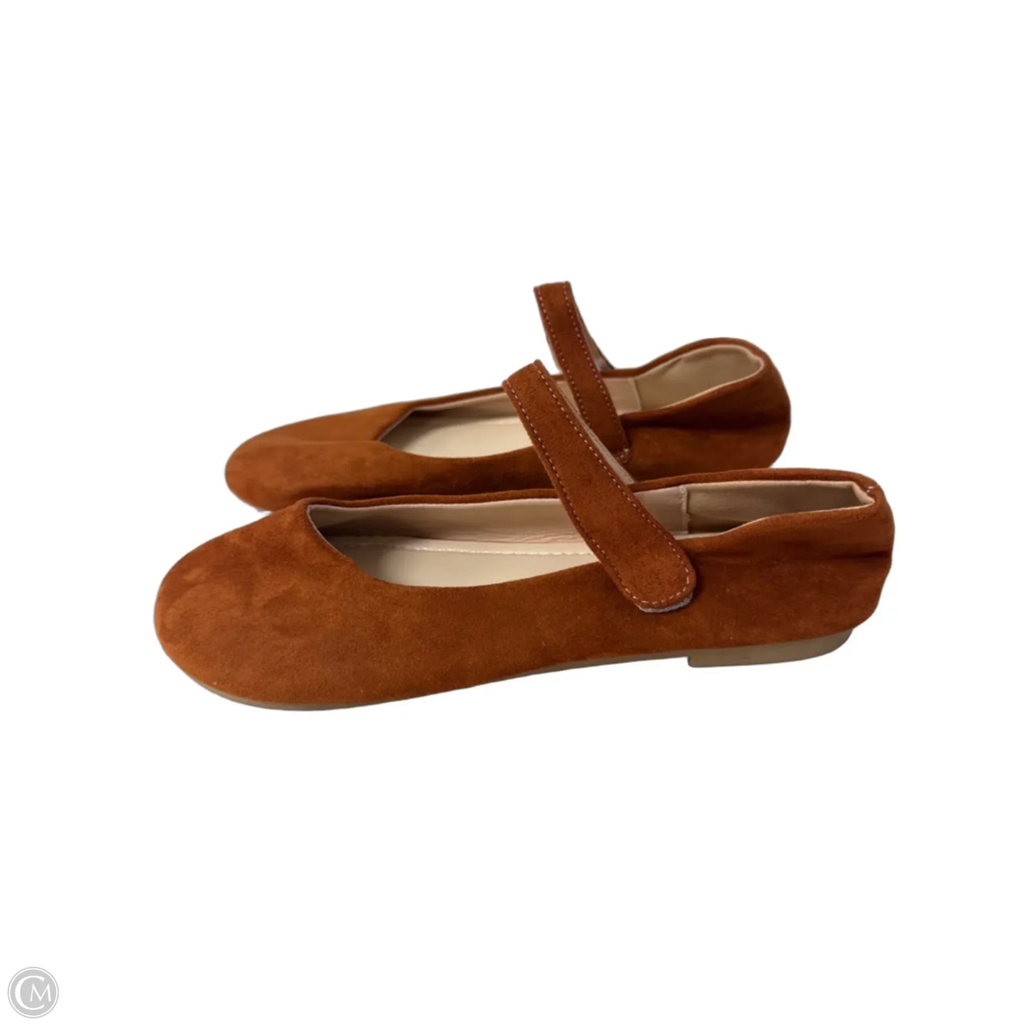 Shoes Flats By Clothes Mentor In Copper, Size: 10