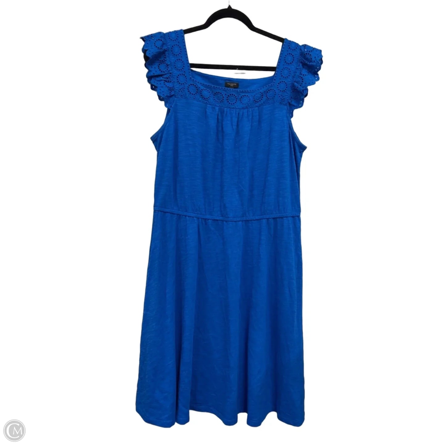 Dress Casual Midi By Talbots In Blue, Size: Xlp