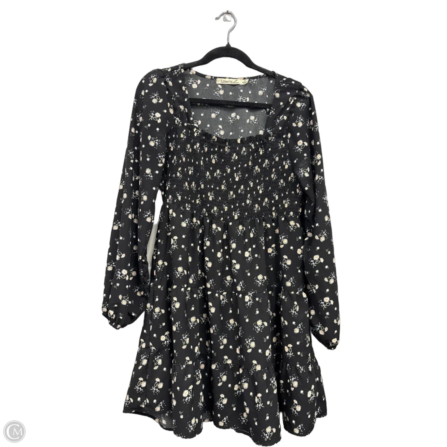 Dress Casual Short By Liberty Love In Black & White, Size: Xl