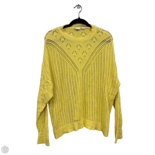 Sweater By Cato In Yellow, Size: 2x