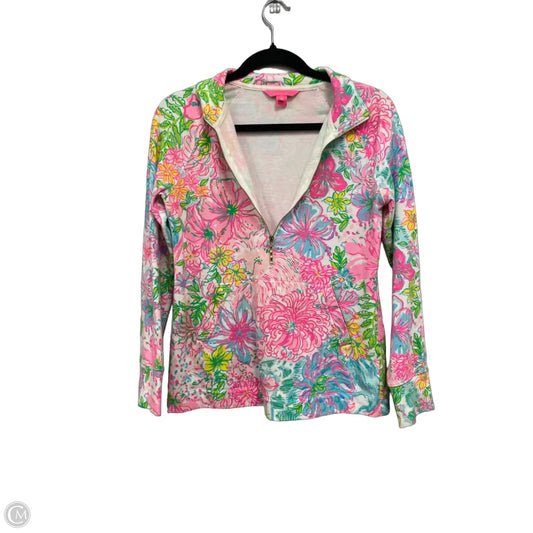 Jacket Designer By Lilly Pulitzer In Blue & Pink, Size: Xs