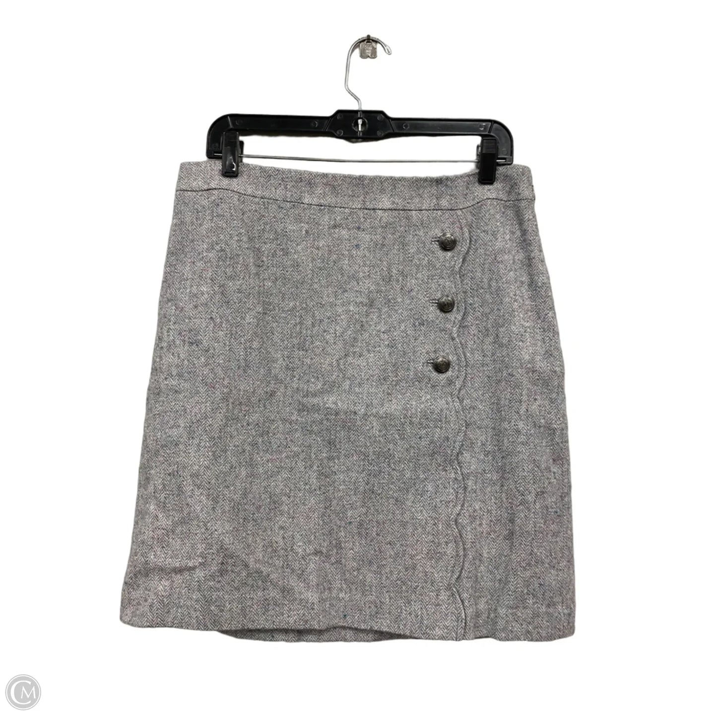 Skirt Mini & Short By Talbots In Grey, Size: 10