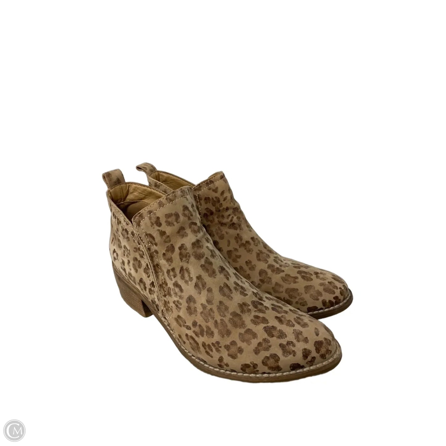 Boots Ankle Heels By Matisse In Brown & Tan, Size: 8