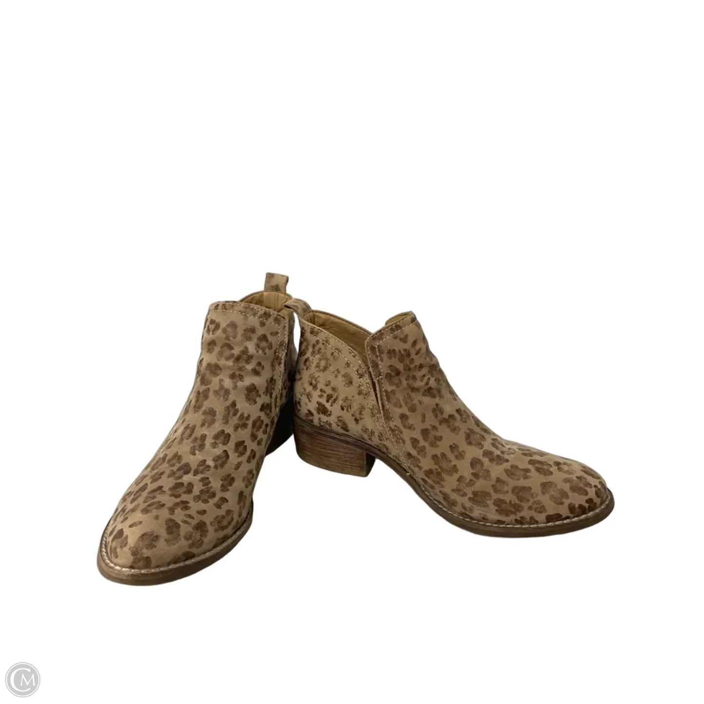 Boots Ankle Heels By Matisse In Brown & Tan, Size: 8
