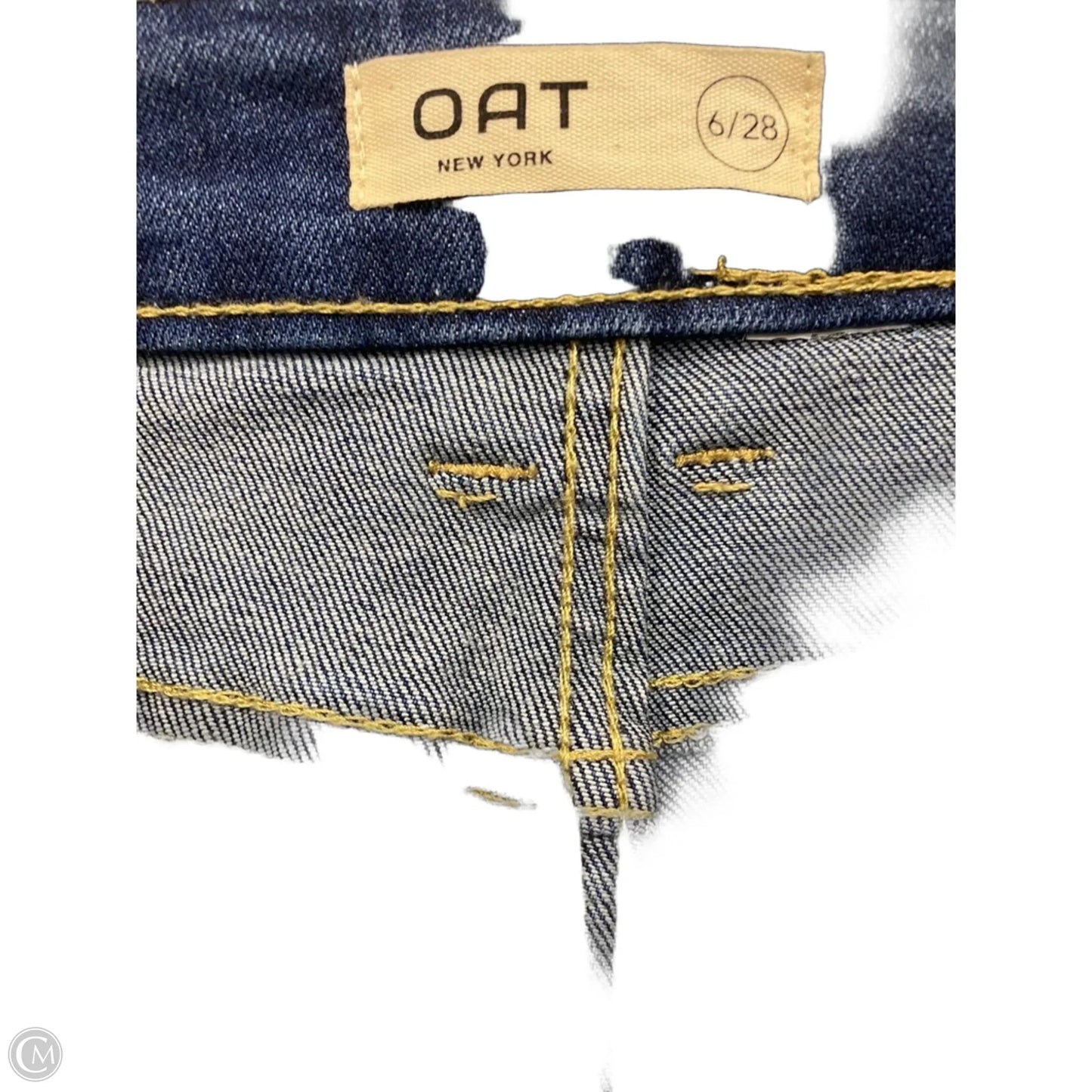 Jeans Wide Leg By Oat In Blue, Size: 6