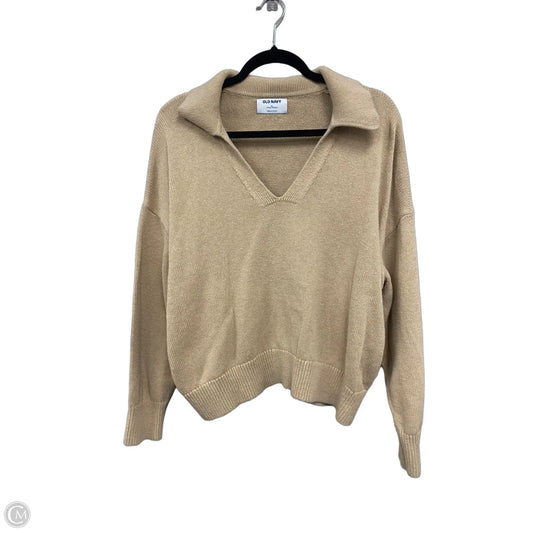 Sweater By Old Navy In Tan, Size: Xl
