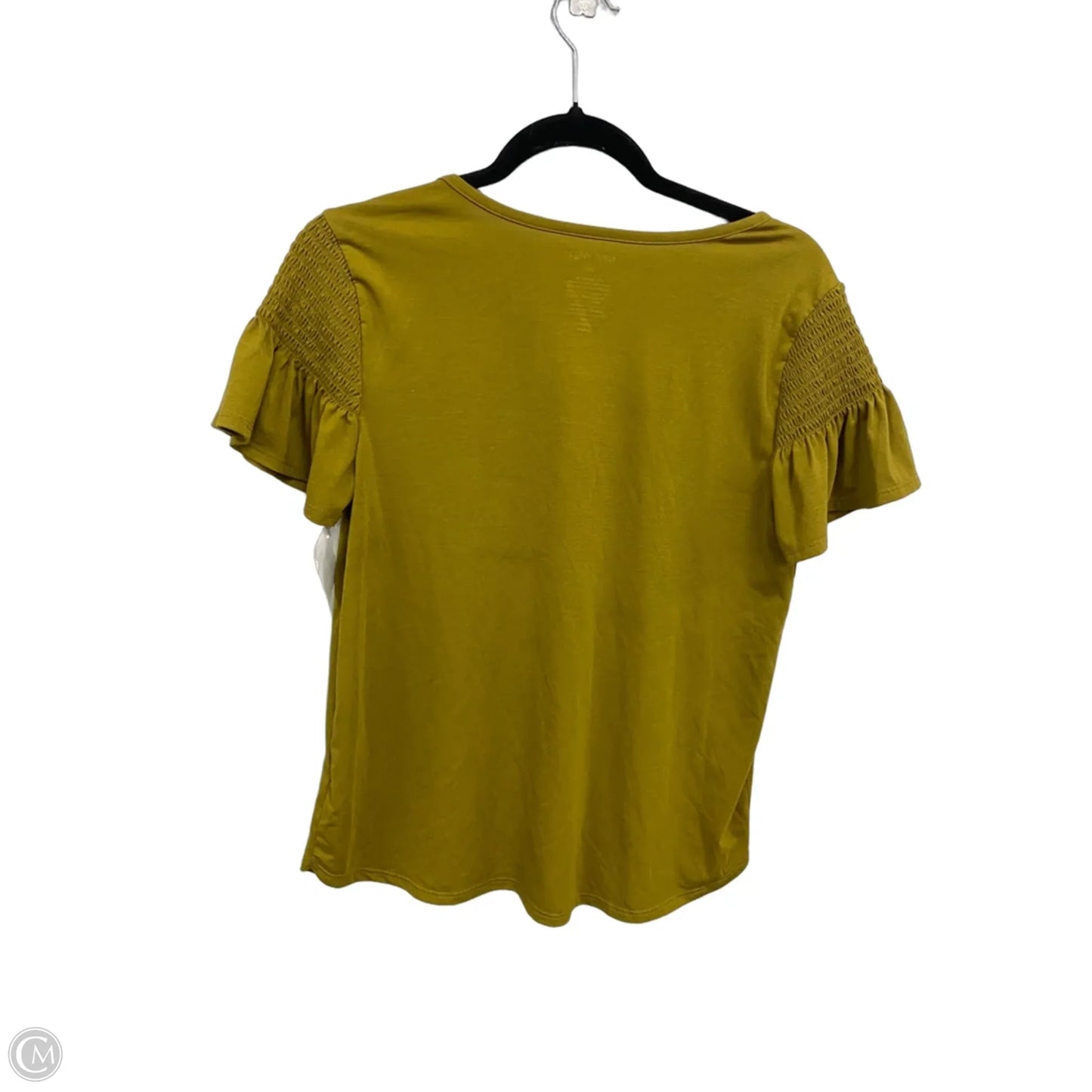 Top Short Sleeve Basic By Nine West In Green, Size: M