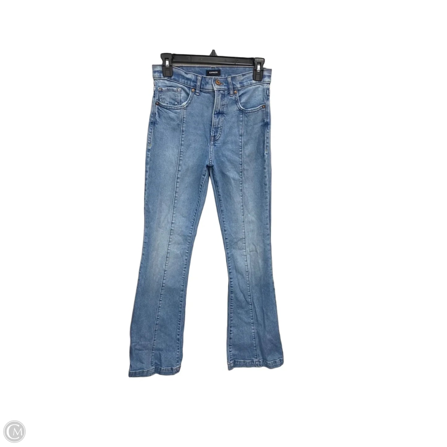 Jeans Flared By Express In Blue, Size: 0