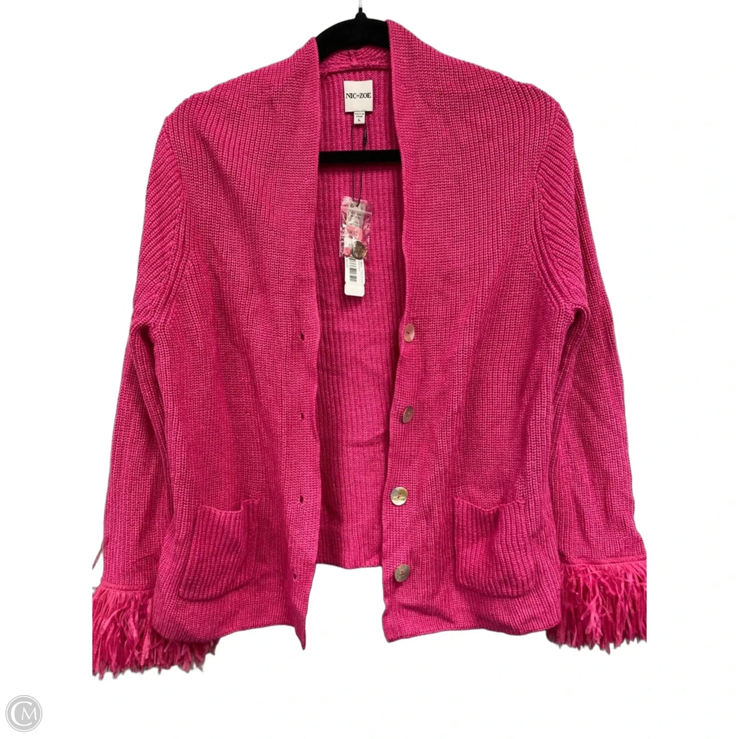 Cardigan By Nic + Zoe In Pink, Size: L