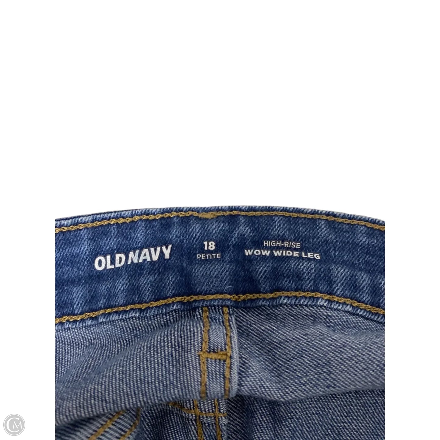 Jeans Wide Leg By Old Navy In Blue, Size: 18