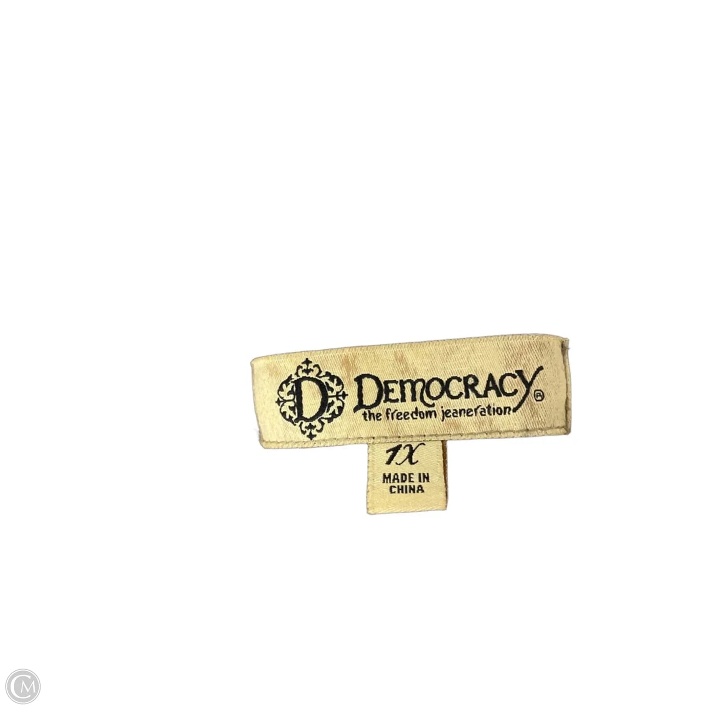 Jacket Faux Fur & Sherpa By Democracy In Tan, Size: 1x